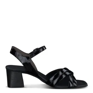 🆕 PAUL GREEN Lexi Block  Heel Ankle Strap Sandals Pumps Shoes 10.5 Black