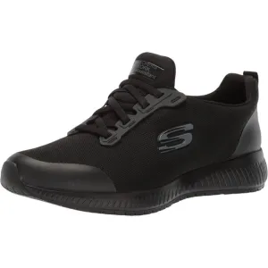 ✨ Women's Black Squad Sr Food Light Weight Slip on Resistant Service Shoes