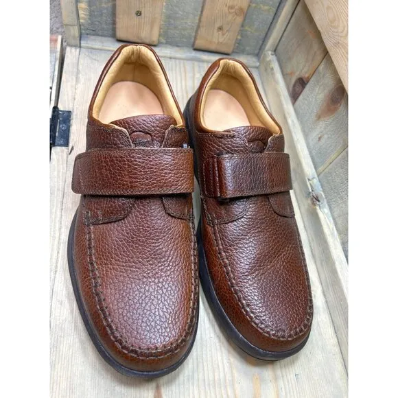 13M Dr. Comfort Scott Diabetic Casual Shoes 9020 Brown Leather Mens