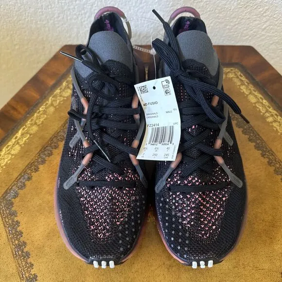 $200 Adidas 4D Fusion Primeknit Black Orange Pink FZ2414 Men's 6.5 &amp; 8 🔥