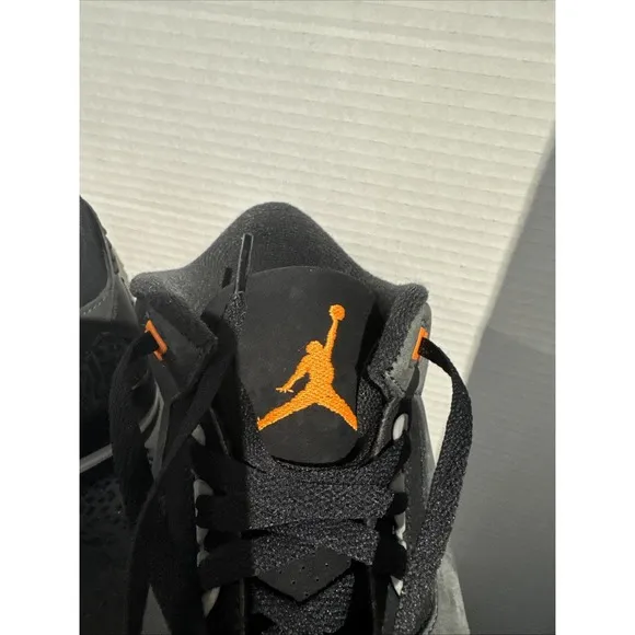 2023 Nike Air Jordan 3 Retro Fear Pack Night Stadium Orange Black Mens 11