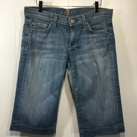 7 For All Mankind dojo Bermuda shorts size 28