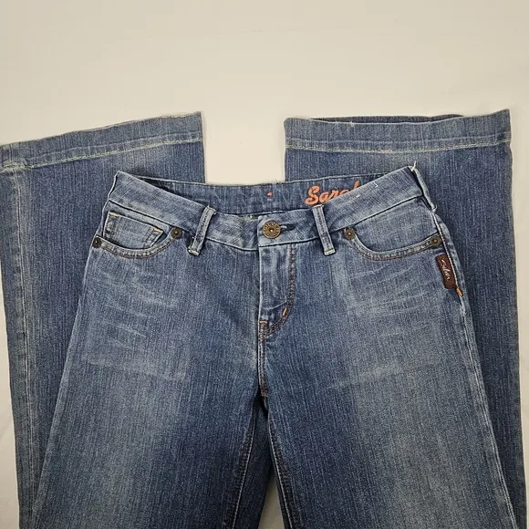 90s Vintage Silver Jeans Sarah y2k flare jeans size 29