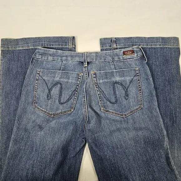 90s Vintage Silver Jeans Sarah y2k flare jeans size 29