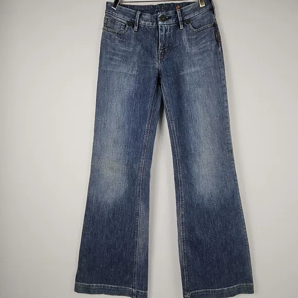 90s Vintage Silver Jeans Sarah y2k flare jeans size 29
