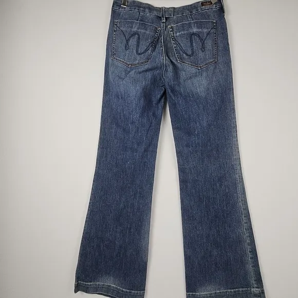 90s Vintage Silver Jeans Sarah y2k flare jeans size 29