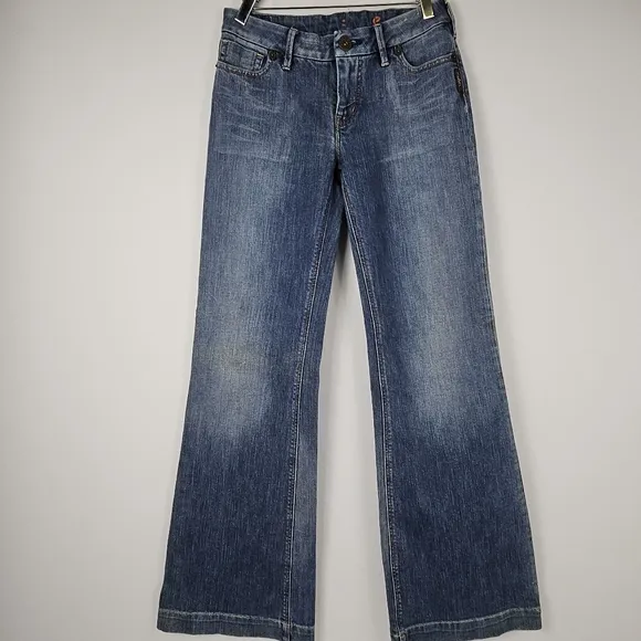 90s Vintage Silver Jeans Sarah y2k flare jeans size 29