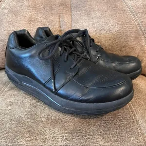 Abeo Rocs Barrett Orthopedic Black Walking Shoes