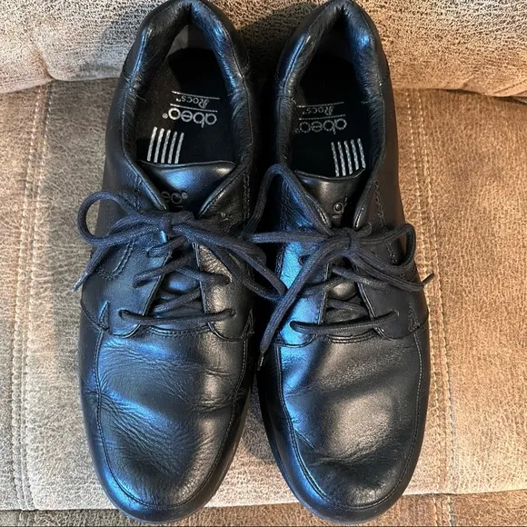 Abeo Rocs Barrett Orthopedic Black Walking Shoes