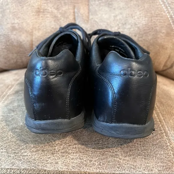 Abeo Rocs Barrett Orthopedic Black Walking Shoes