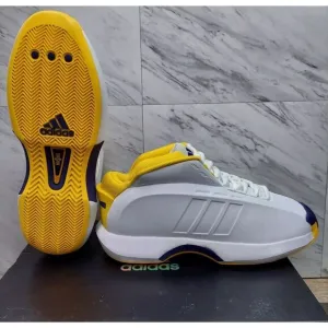 Adidas Crazy 1‎ Lakers Home 2022 Kobe Bryant White Yellow Purple Mens Size 9