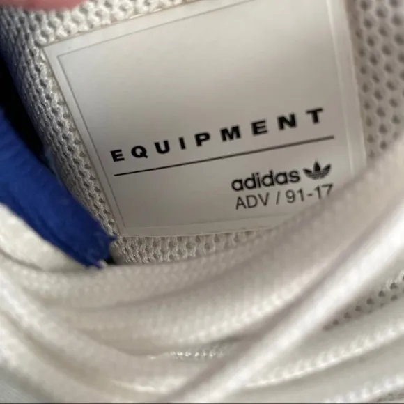 Adidas EQT Support 93/17 Royal blue and white sneakers 11
