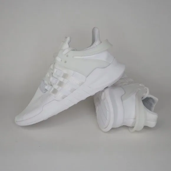 Adidas EQT Support ADV White Running Sneakers Size 7 Boys = 8.5 Womens