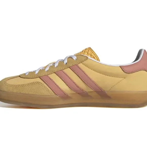 Adidas Gazelle Men's Tan and Pink Shoes