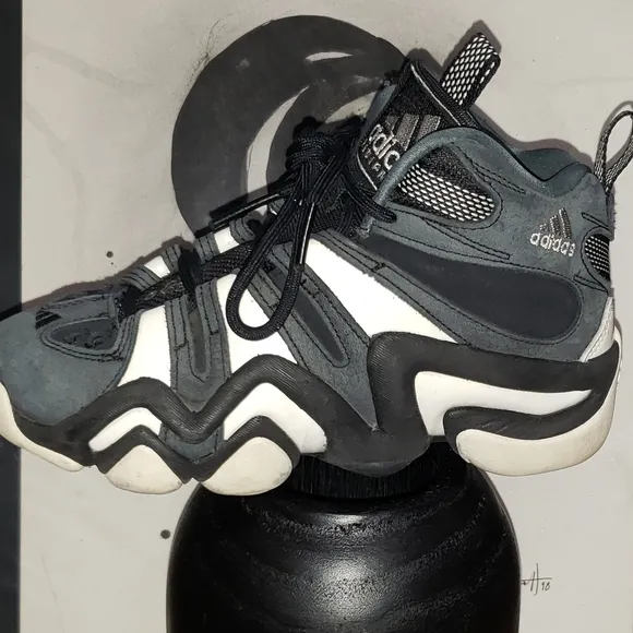 Adidas Kids' Black and White Sneakers