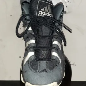 Adidas Kids' Black and White Sneakers