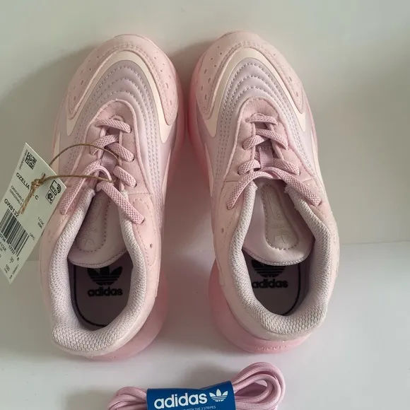 Adidas Kids Pink Sneakers Size 12.