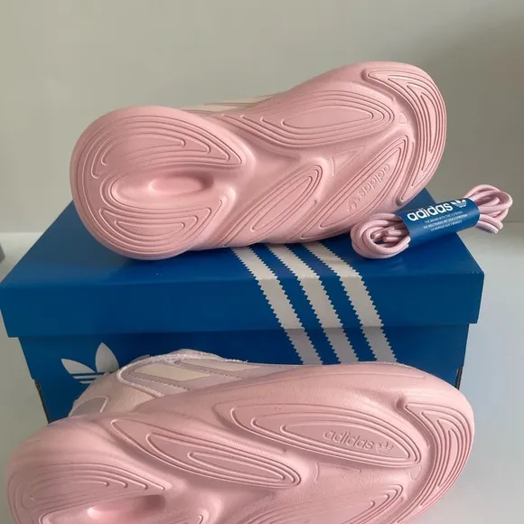Adidas Kids Pink Sneakers Size 12.