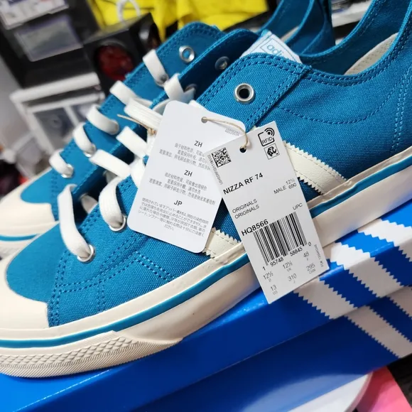 Adidas Mens Nizza Blue Sneakers