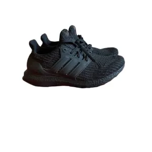 Adidas men’s ultra boost, 4.0 DN a triple black prime net sneakers, 7.5.