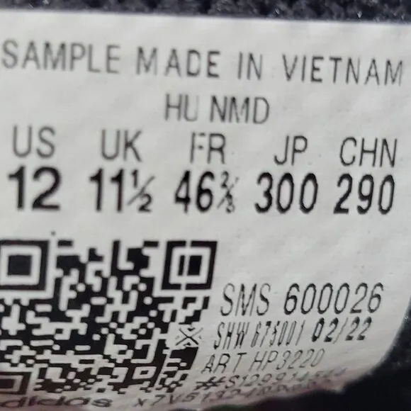 Adidas NMD Human Race x Pharrell Mens US 12 Animal Print Altered Blue Sneakers