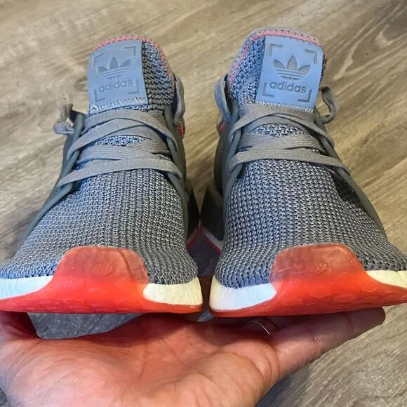 Adidas NMD XR1 Knit Lace Up Boost Sneakers Gray Mens 8 UK 7.5 EU 41‎