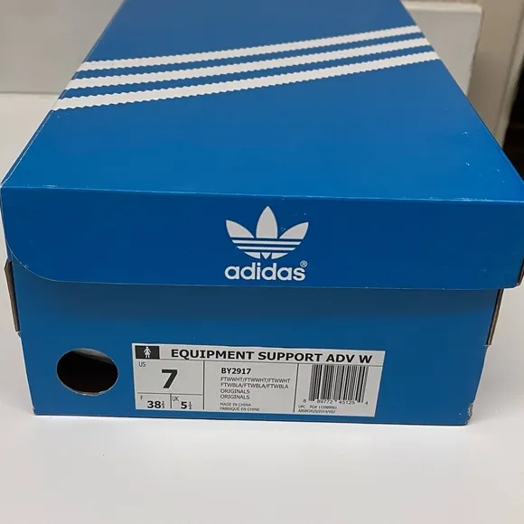 Adidas NWT! All White Equipment Support ADV Women’s 7 Sneakers
