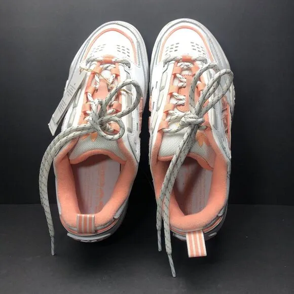 Adidas Originals ADI2000 Women's Trefoil Life Style Sneakers White/Coral size 9