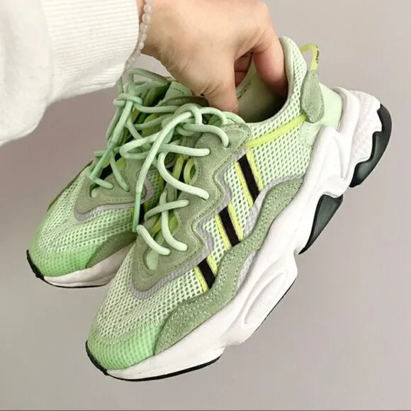 Adidas Ozweego J Glow Mint Green Sneakers - 5.5/6US