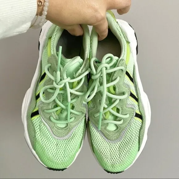 Adidas Ozweego J Glow Mint Green Sneakers - 5.5/6US