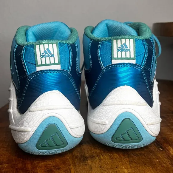 Adidas Real Deal Turquoise/Grey Kobe Basketball Shoes Size 10 Men’s Teal Aqua