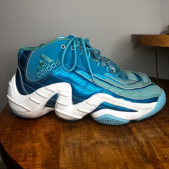Adidas Real Deal Turquoise/Grey Kobe Basketball Shoes Size 10 Men’s Teal Aqua