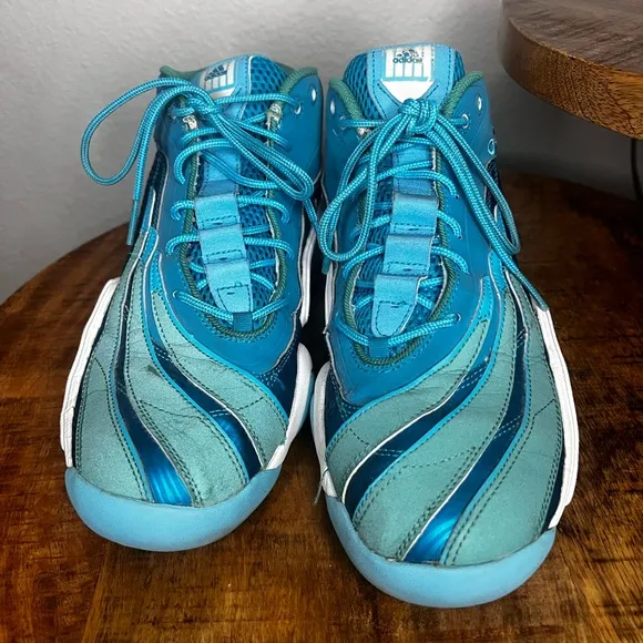 Adidas Real Deal Turquoise/Grey Kobe Basketball Shoes Size 10 Men’s Teal Aqua