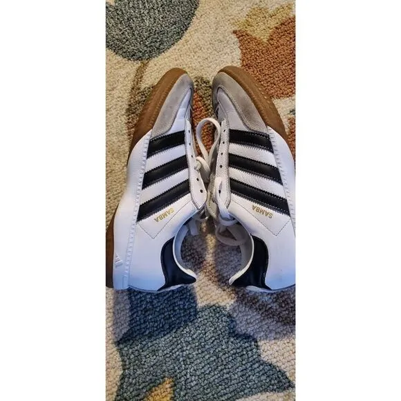 Adidas Samba Millenium Leather Sneakers in White