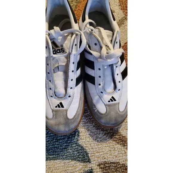Adidas Samba Millenium Leather Sneakers in White