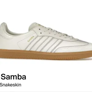 Adidas Samba Snakeskin White Shoes