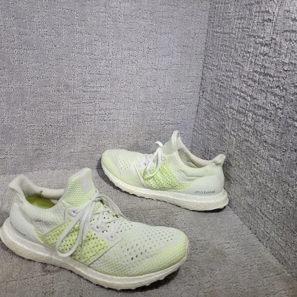 Adidas UltraBoost Clime Men's Size US12 Solar Yellow Lace Up Sneakers AQ0481