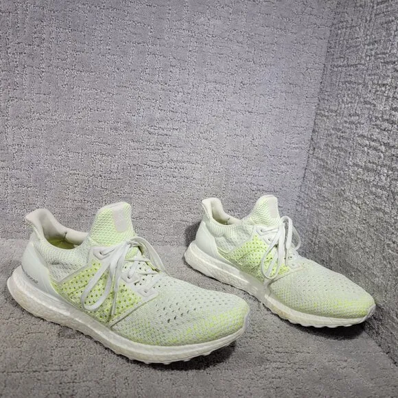 Adidas UltraBoost Clime Men's Size US12 Solar Yellow Lace Up Sneakers AQ0481