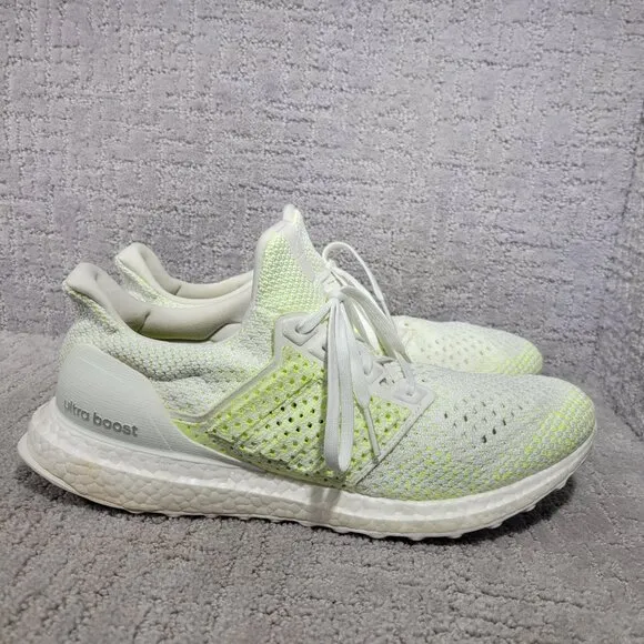 Adidas UltraBoost Clime Men's Size US12 Solar Yellow Lace Up Sneakers AQ0481