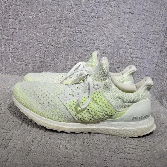 Adidas UltraBoost Clime Men's Size US12 Solar Yellow Lace Up Sneakers AQ0481