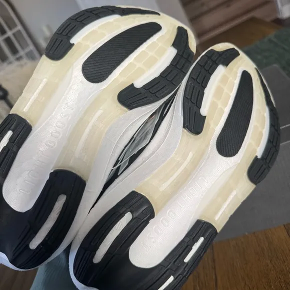 Adidas Ultraboost Light black and white running shoe sneakers