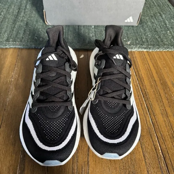 Adidas Ultraboost Light black and white running shoe sneakers