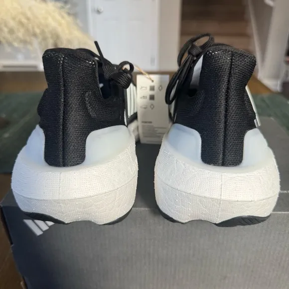 Adidas Ultraboost Light black and white running shoe sneakers