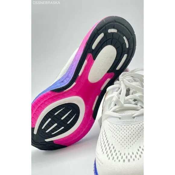 Adidas White Women's Pureboost‎ 22 W Mesh Upper Running Sneakers - Size 10