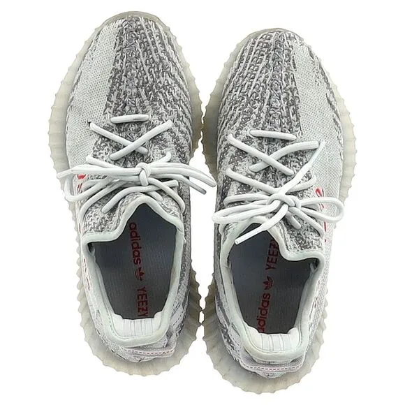 Adidas x Yeezy Boost 350 V2 Sneakers in Blue Tint Cotton
