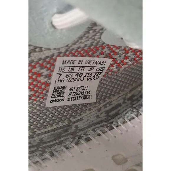 Adidas x Yeezy Boost 350 V2 Sneakers in Blue Tint Cotton