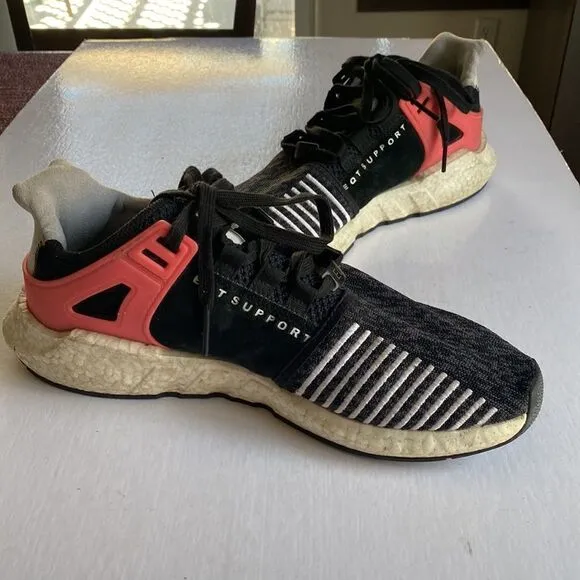 ADIDAS EQT SUPPORT Men’s Black/ White Sneakers Size 12