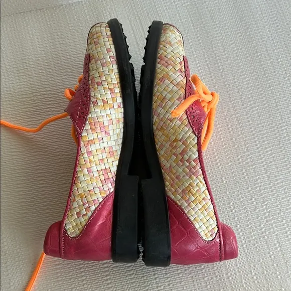 Aerogreen. TRANI Hand Woven Ladies Golf Shoe/Ballerina