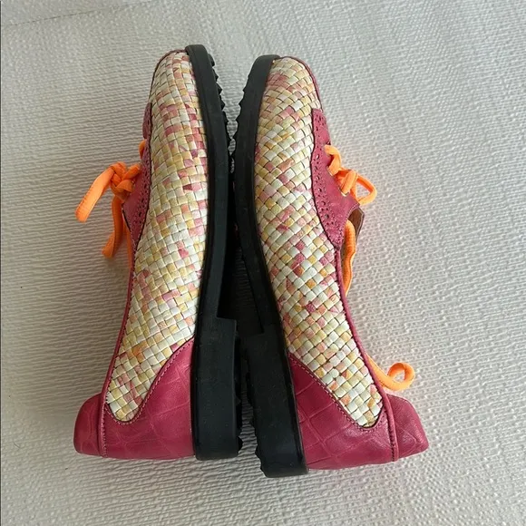 Aerogreen. TRANI Hand Woven Ladies Golf Shoe/Ballerina