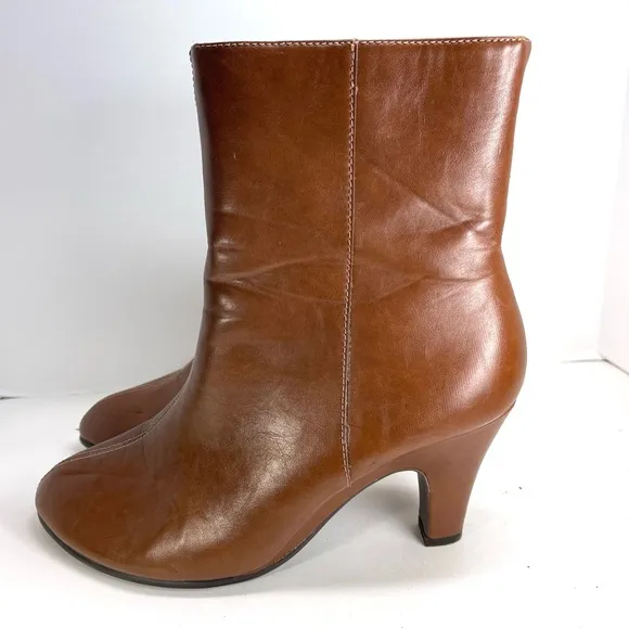 Aerosoles Women’s Therapeutic Brown Ankle Boots Size 11M